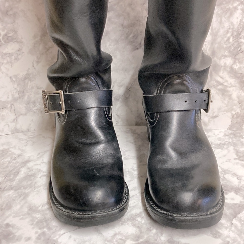 Wesco engineer, motorcycle leather boots “the Boss” size 39 W 8.5 M 7-7.5 - Picture 4 of 14